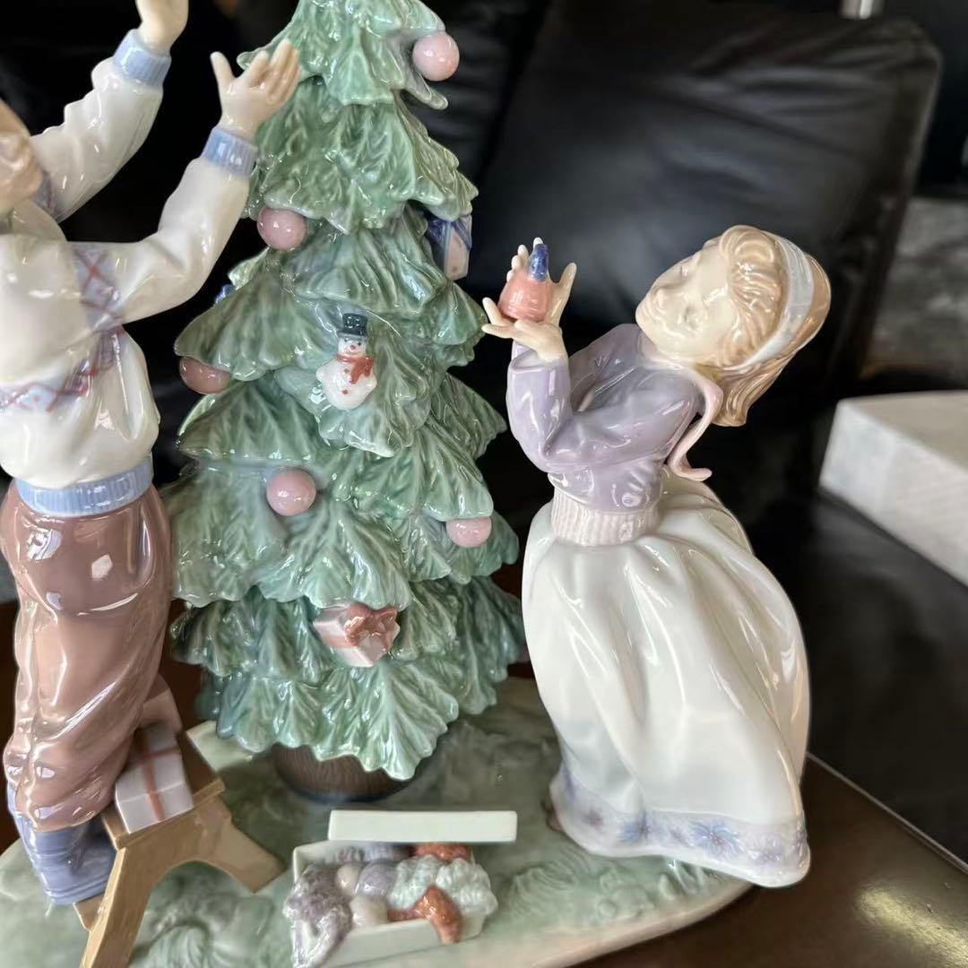 訳ありリヤドロLLADRO クリスマスツリー　ツリーを飾ろう