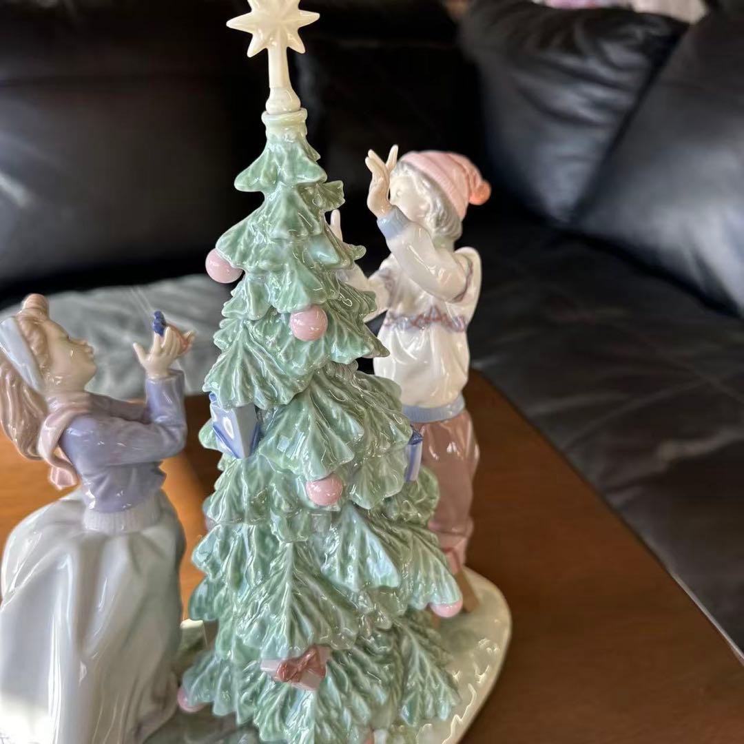 訳ありリヤドロLLADRO クリスマスツリー　ツリーを飾ろう