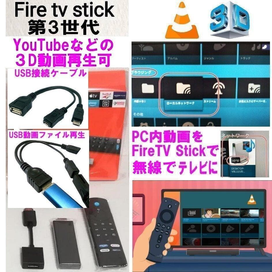 KDL-32EX720　3Dテレビ　fire tv 3　3Dブルーレイプレーヤー