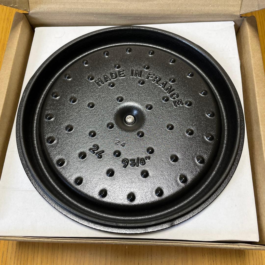 新品 ストウブ ピコココットラウンド24cm