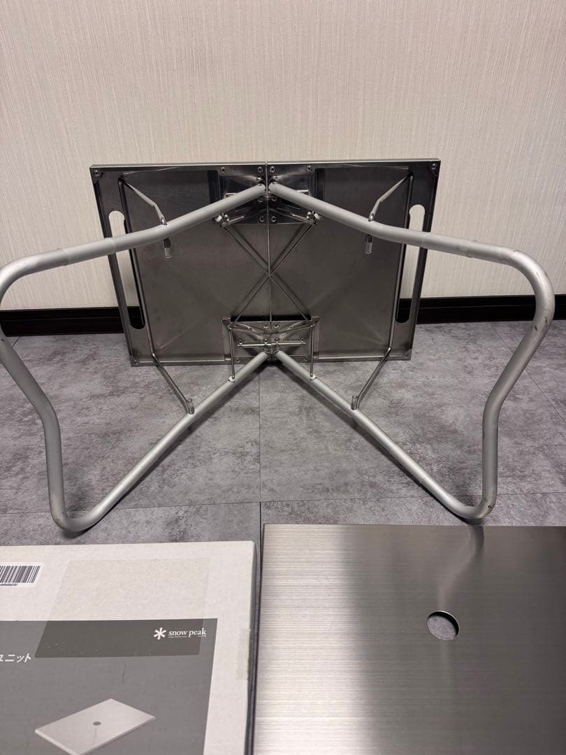 スノーピーク　焚火myテーブル　ステンレストレー付き　peak