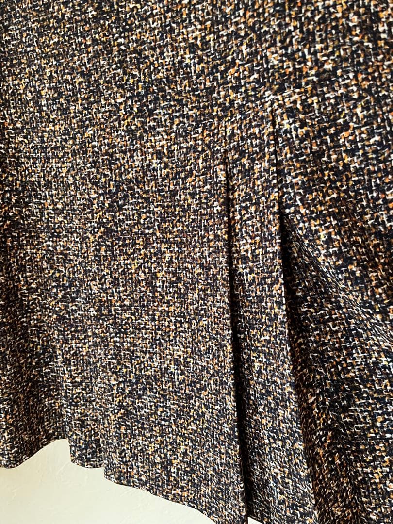 【美品】MaxMara Vネック 七分袖 ワンピース