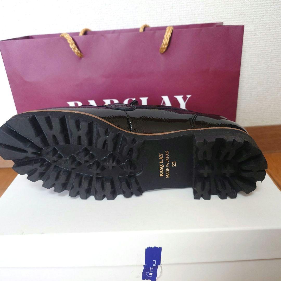 ★美品★バークレー　タッセル　ローファー　黒　23cm