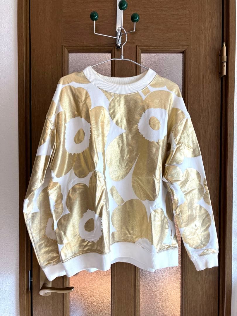 レア XS marimekko マリメッコ ウニッコ トレーナー ゴールド