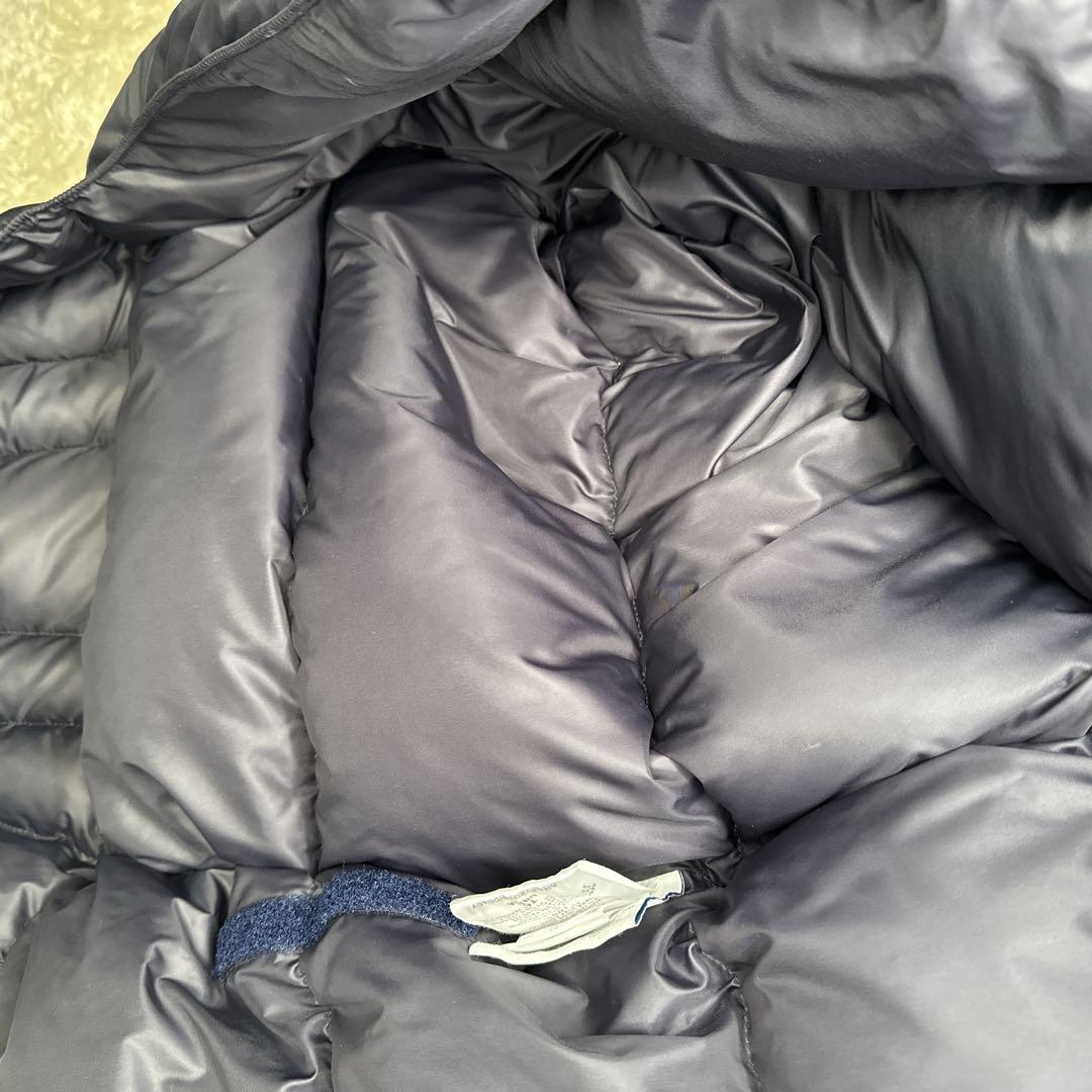 【美品】モンクレール おくるみ ダウン ベビー ネイビー 防寒