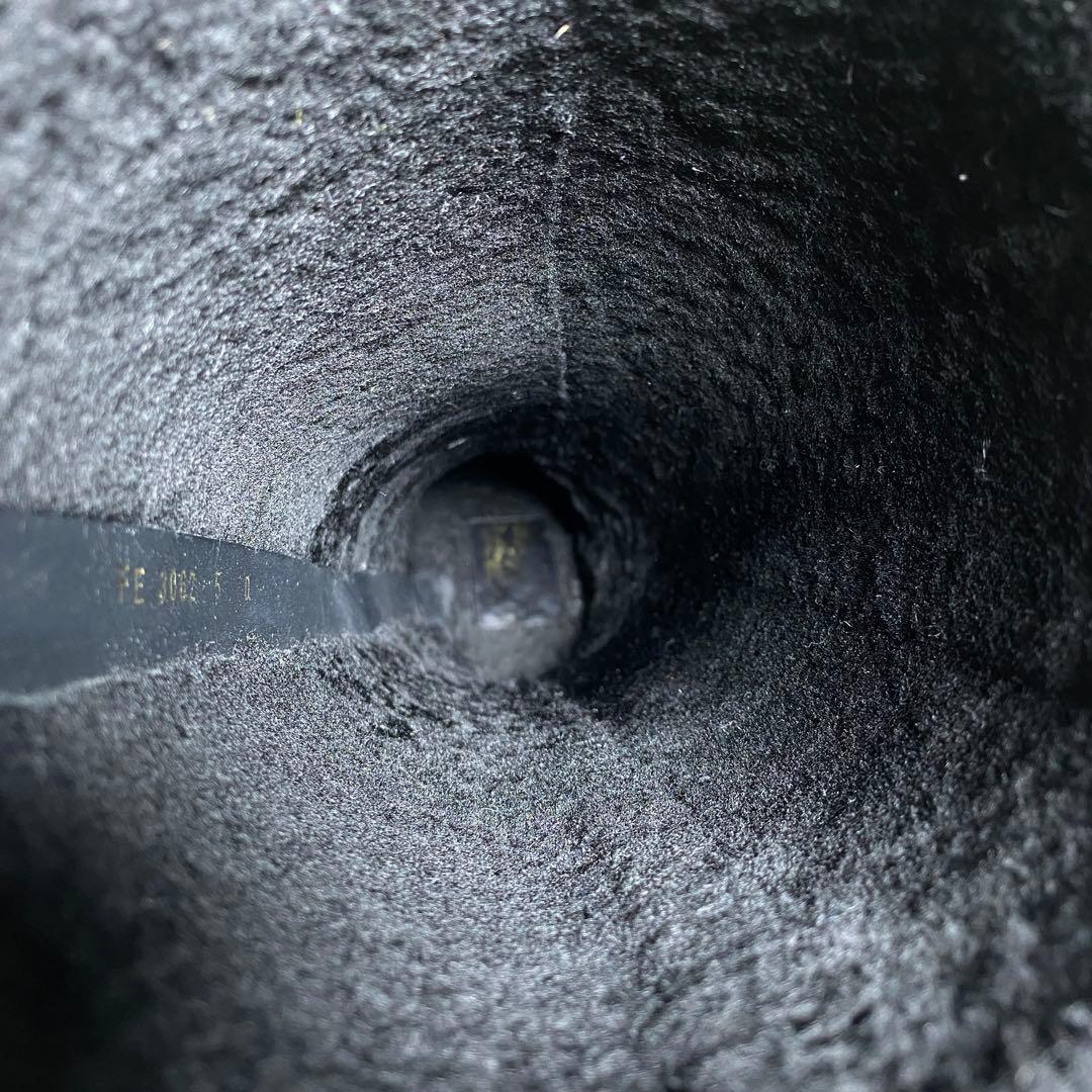 現行♡サルヴァトーレフェラガモ シボ革 ボア ムートンロングブーツ ガンチーニ