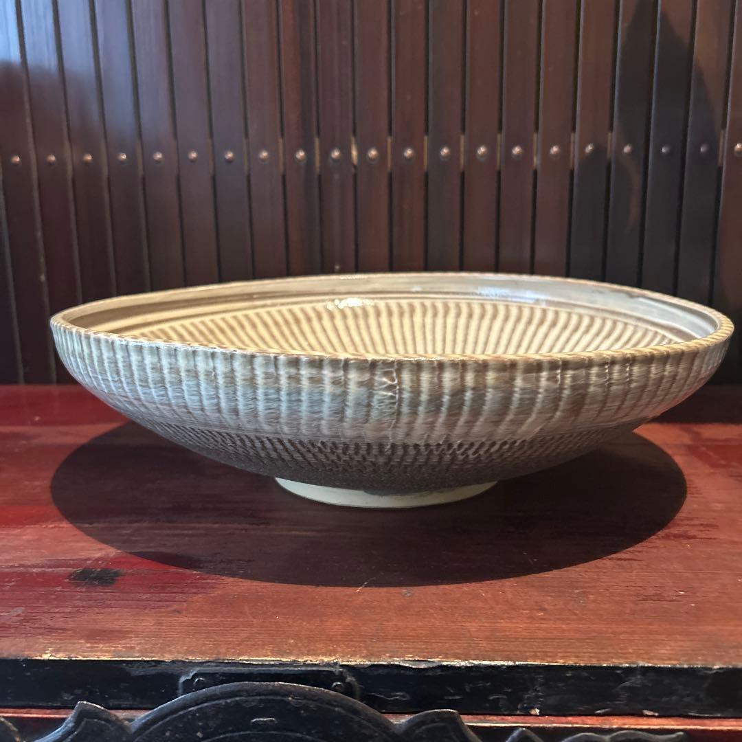 民藝　小鹿田焼　大皿鉢
