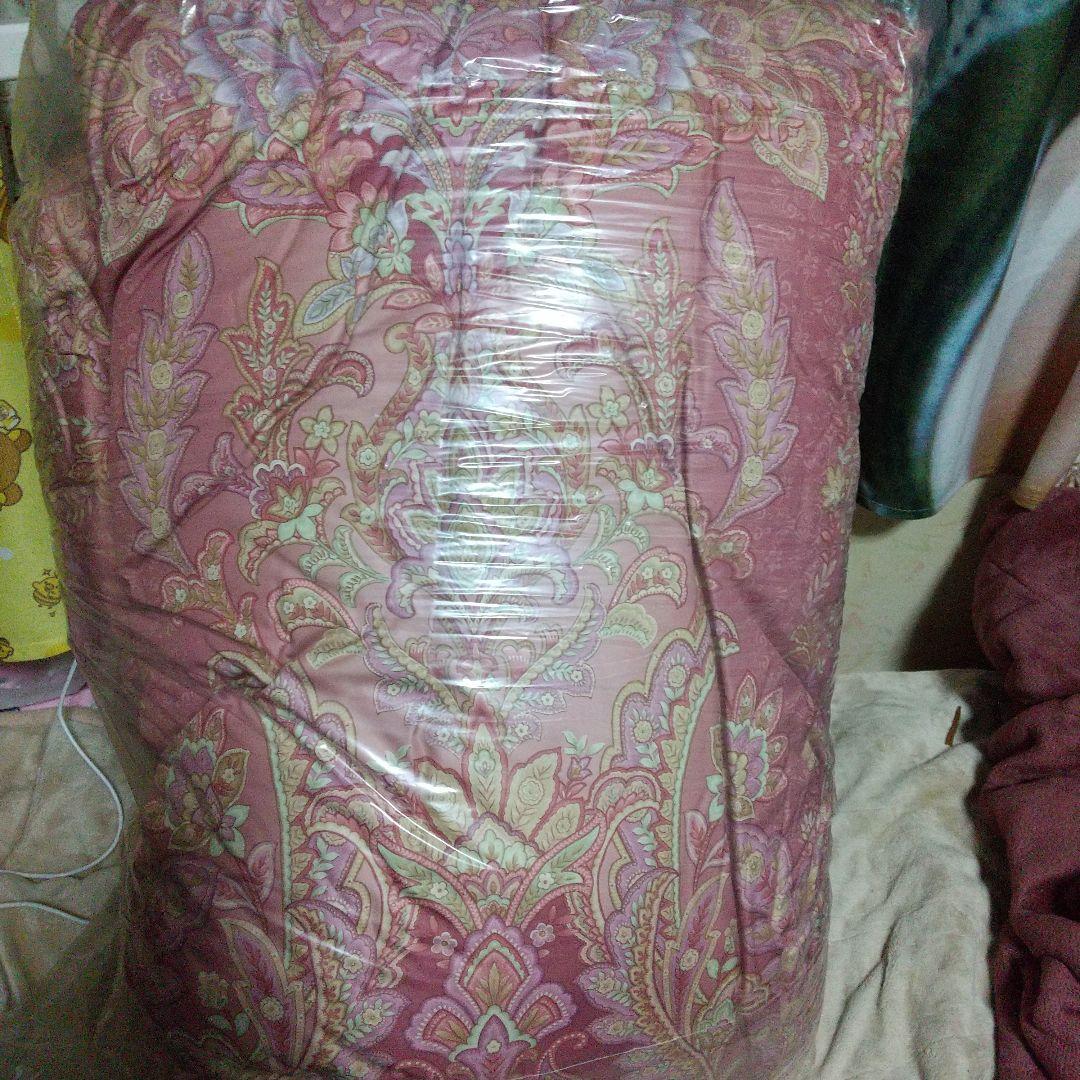 モリリン羽毛掛け布団　150×210cm ピンク