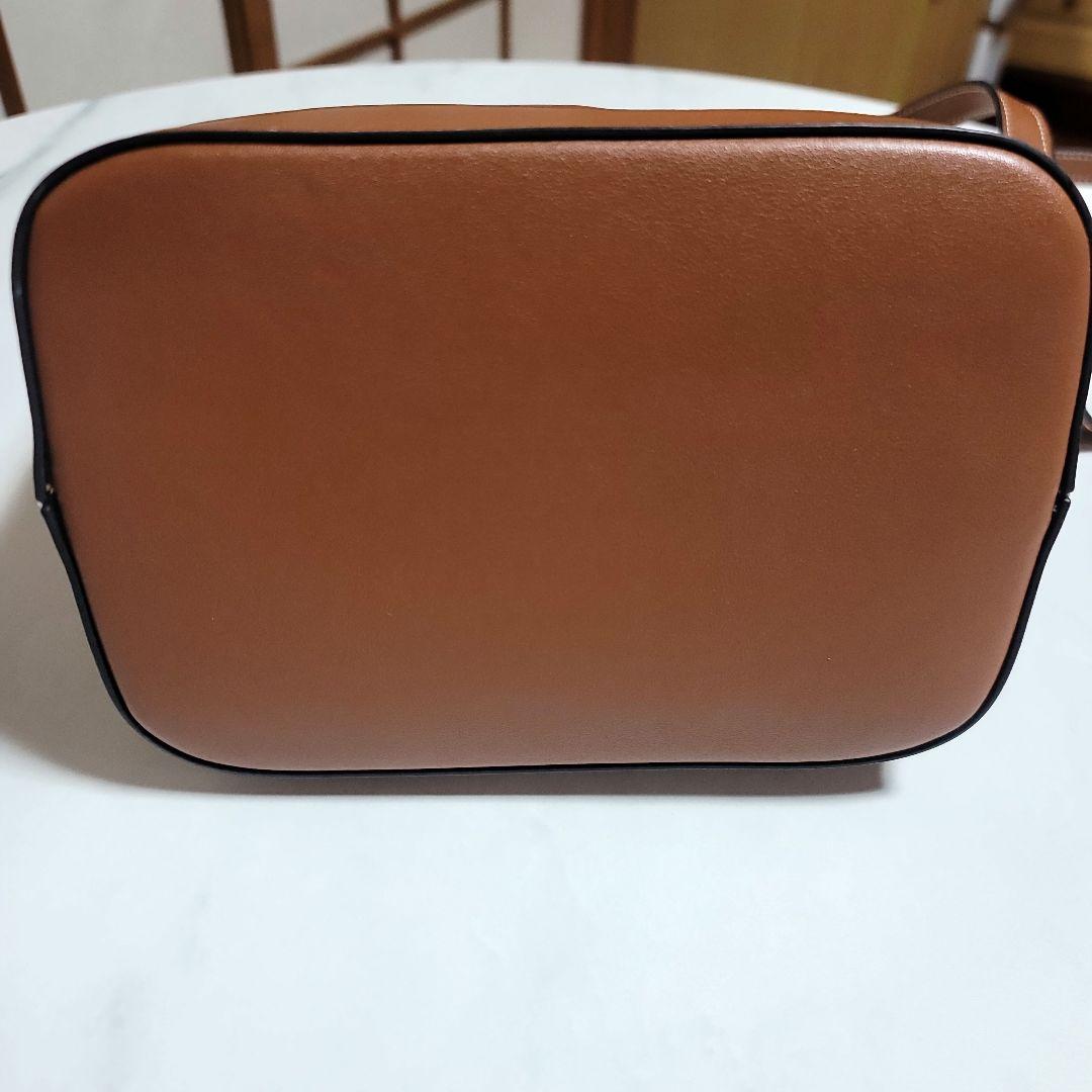 CELINE・ブラウンレザー・バケツ型・ショルダーバッグ