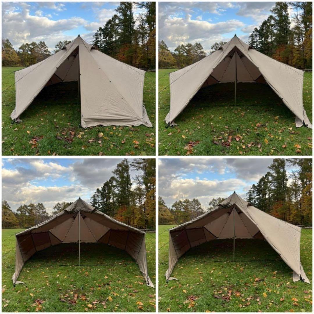 美品 レア 希少 スノーピンク グランベルクL 付属品は新品 大型幕 シェルター