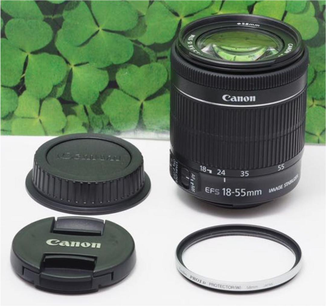 【美品】キヤノンEF-S18-55mm STM標準ズーム⭐️音が静かで動画で活躍