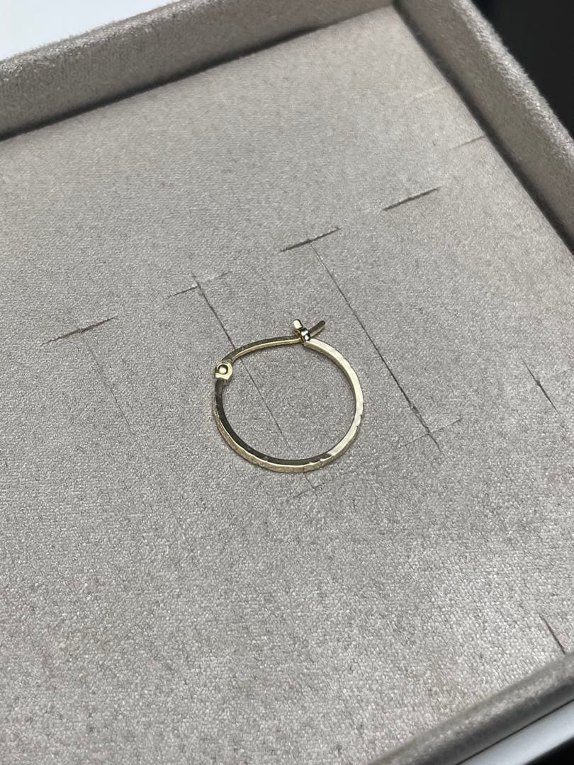 ete クレールK10 フープピアス　片耳のみ　エテ