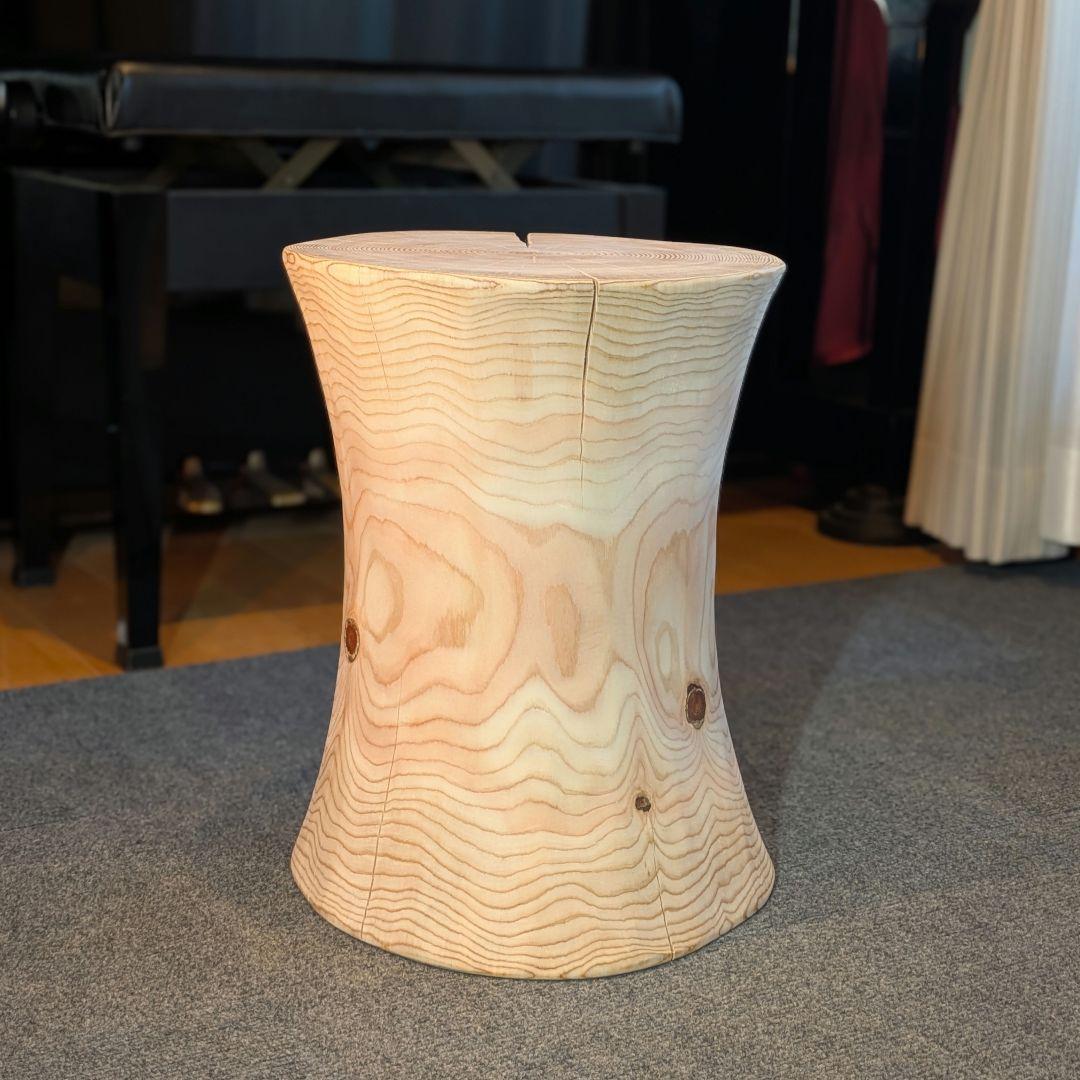 outdoorman　檜④　丸太　椅子　スツール　テーブル　高さ約40㎝