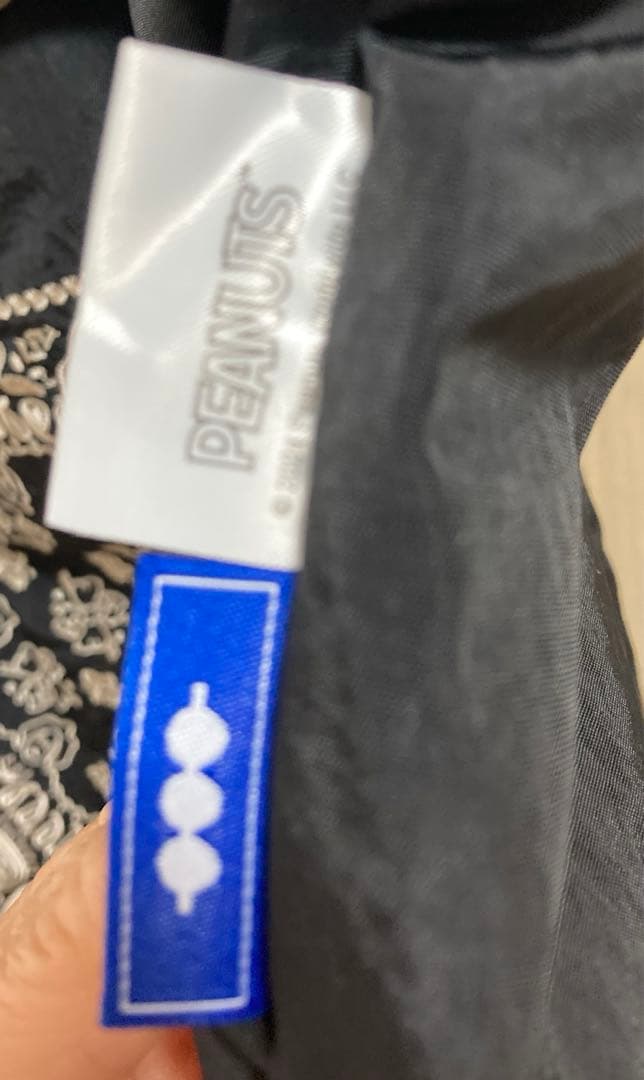 Ball & Chain 黒 バンダナ　スヌーピー　Lサイズ