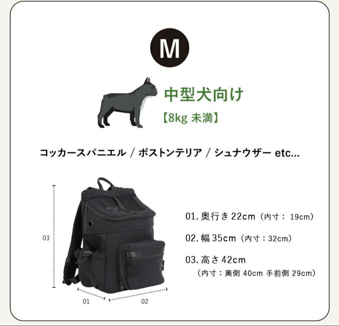 Citydog ネオプレーンバックパックキャリー　Mサイズ