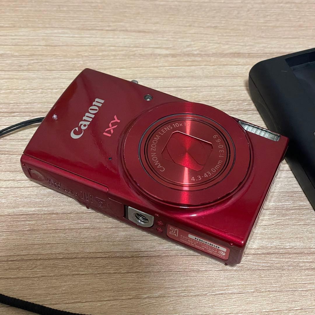 Canon IXY 190 レッド 動作確認済み　付属品完備