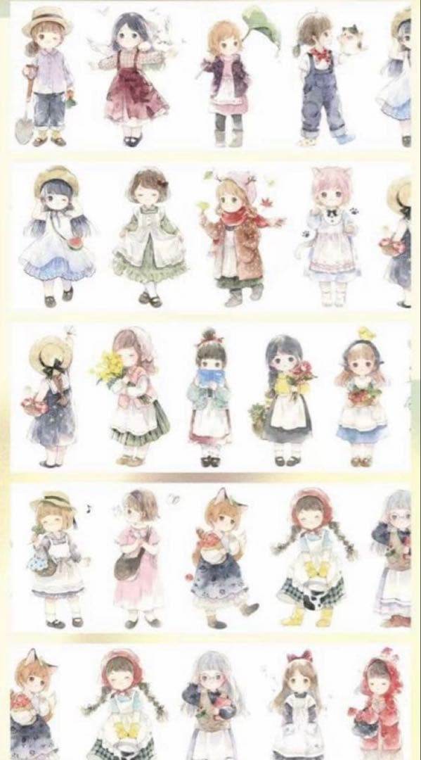 海外マスキングテープ　苜暖さんセット