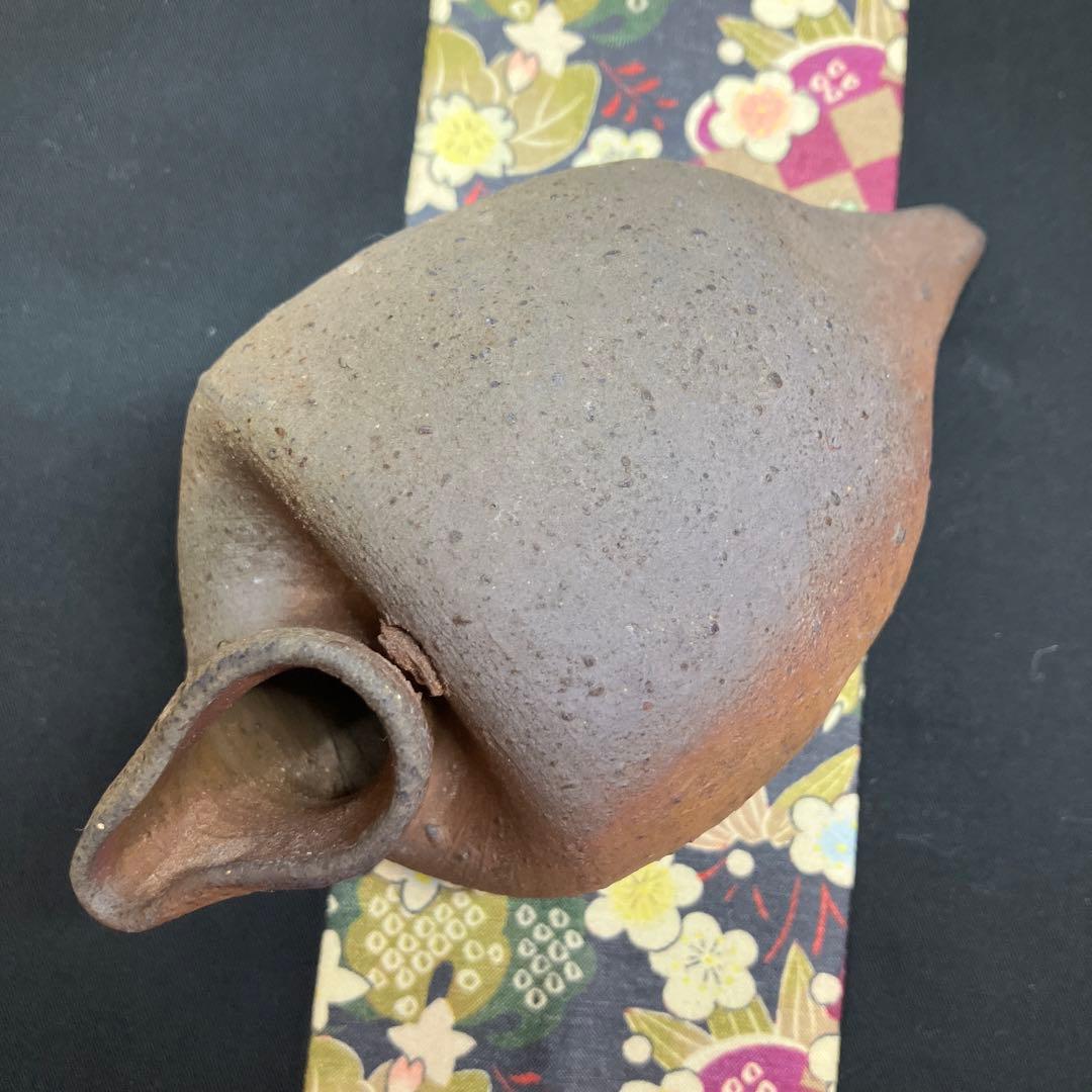 鴨徳利　アンティーク　骨董品　一輪挿し　酒器