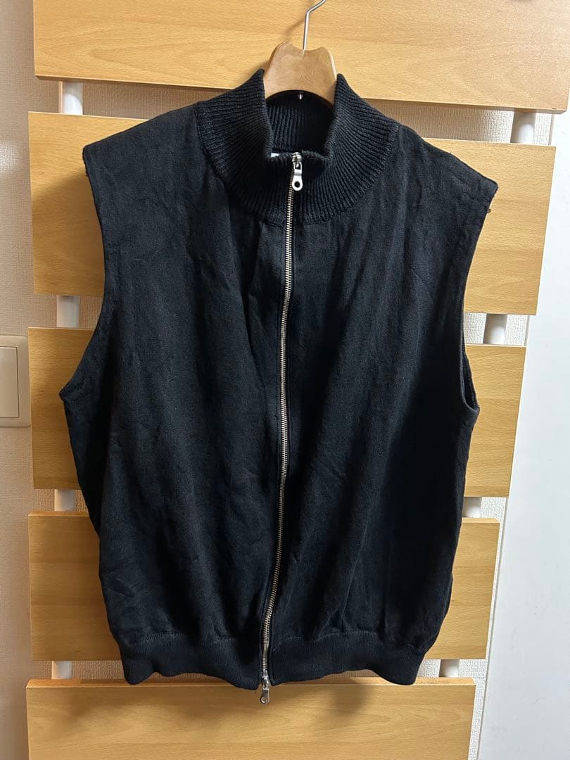 トップス walenode ex. Organic hemp high neck vest