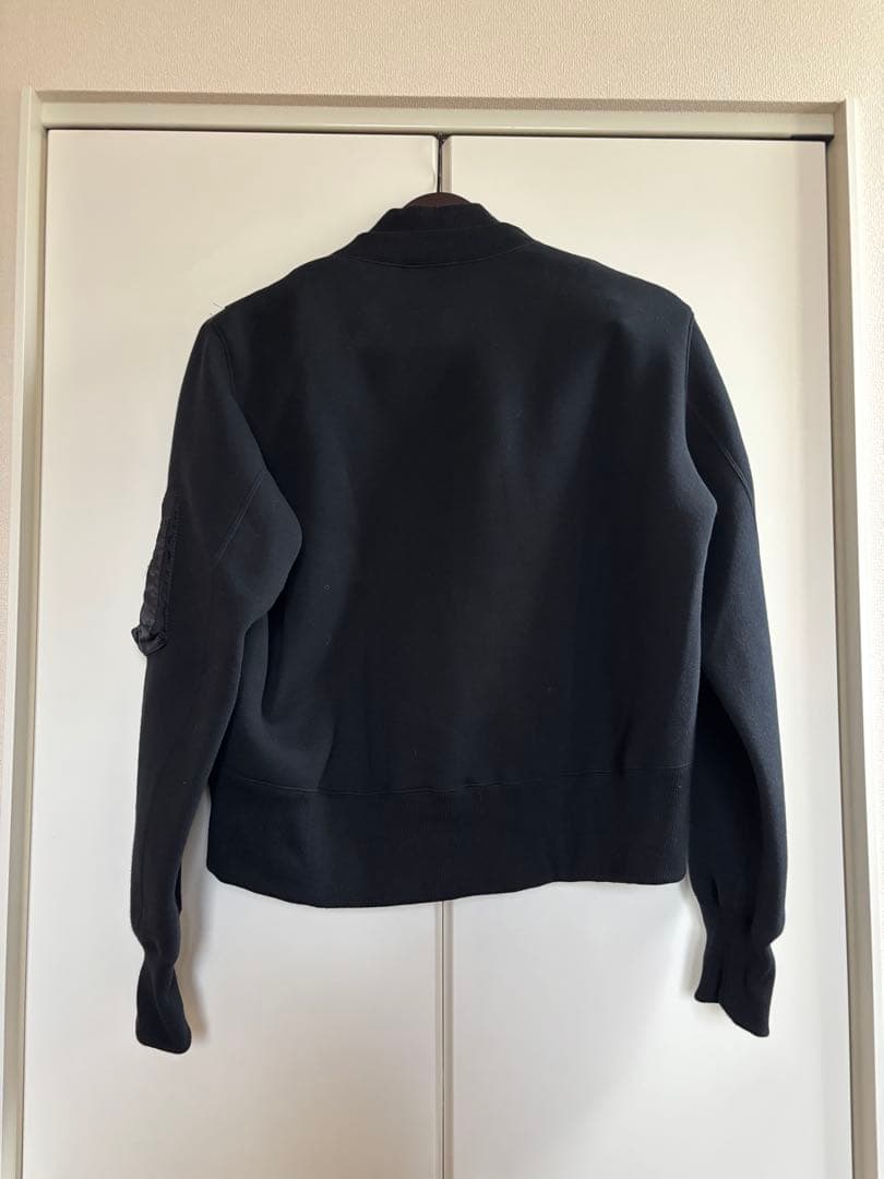Sacai スウェット　MA-1 ブラック 最終価格