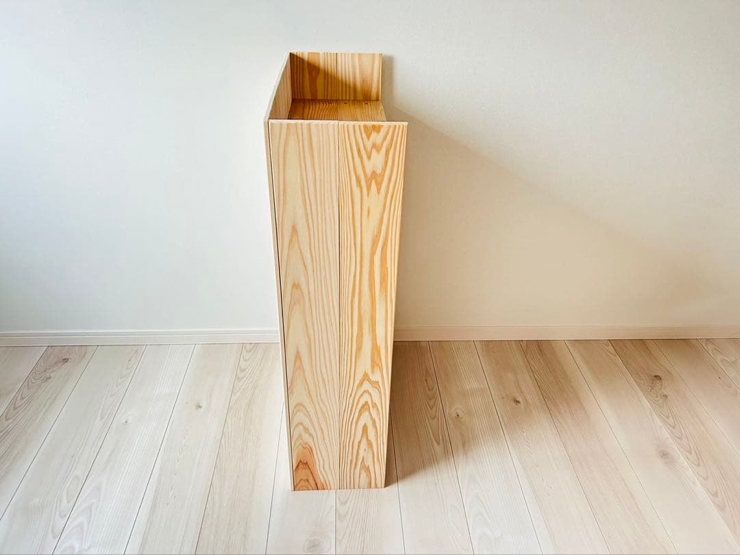 【chiiiii】杉無垢材を使ったかわいいレジカウンター 折り畳み 天板有