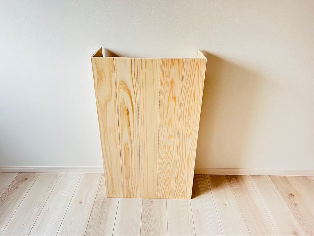 【chiiiii】杉無垢材を使ったかわいいレジカウンター 折り畳み 天板有