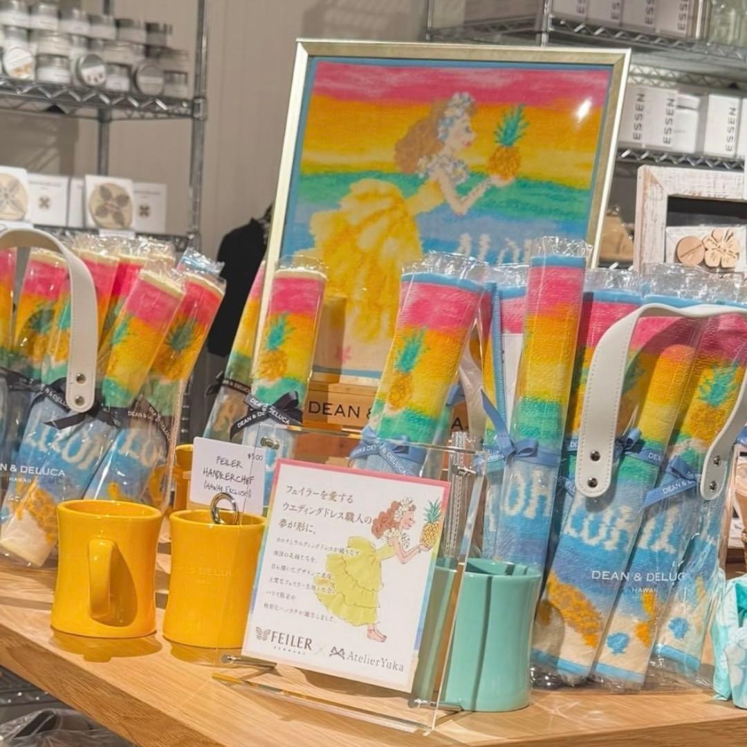 Hawaii限定　FEILER タオルハンカチ　新品　フェイラー