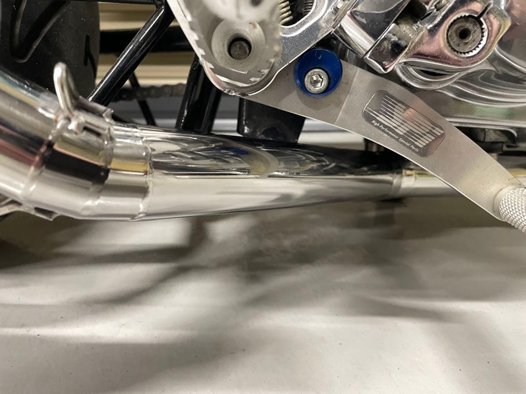 ダックスとモンキー　車高短用　ワンオフ　エキパイ　ステンレス製　エキパイのみ