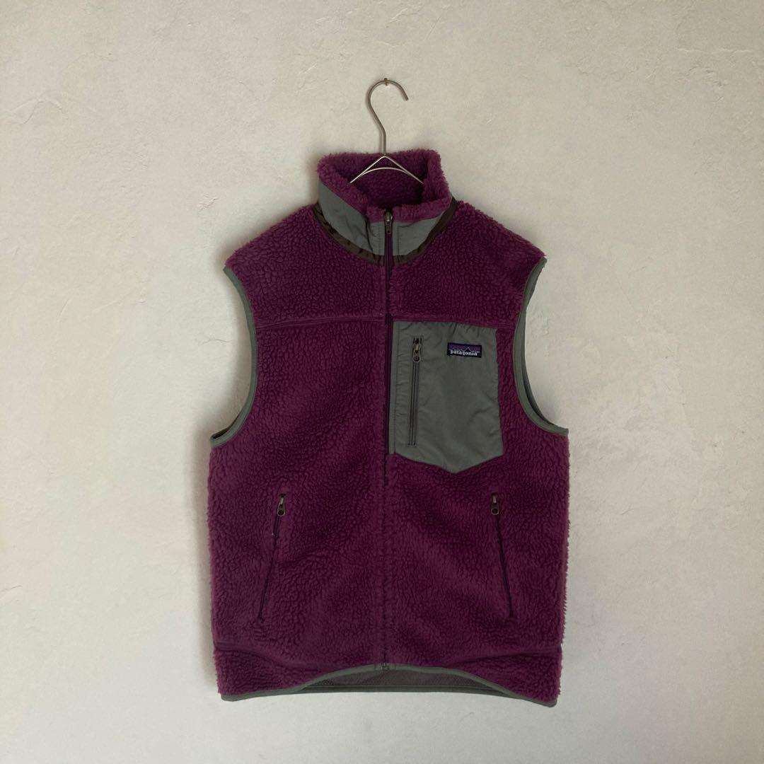 廃盤カラー Patagonia パタゴニア レトロX ベスト　パープル S