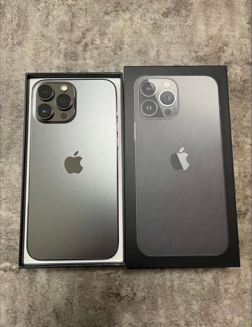 【美品】iPhone13promax 256GB グラファイト