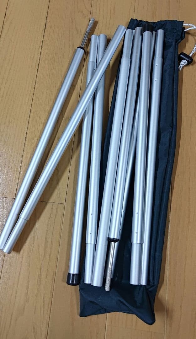 美品　mont-bell　ミニタープ　ダークグリーン　ポール付