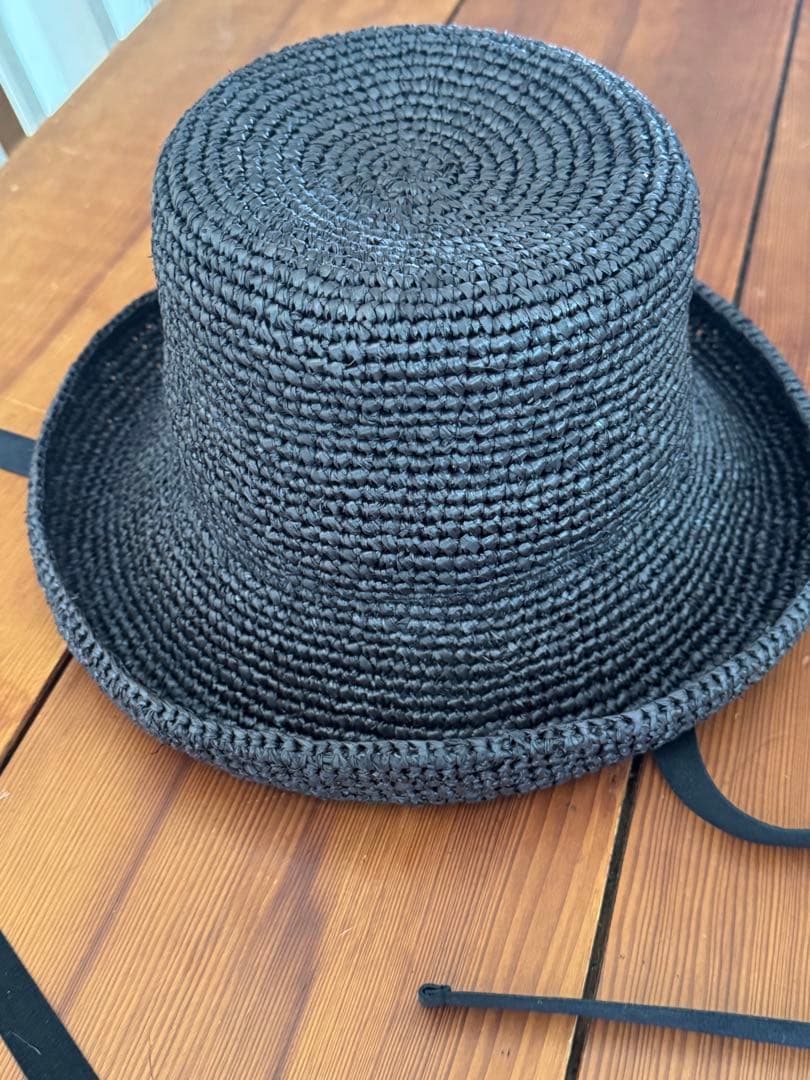 ラフィアリボンハット