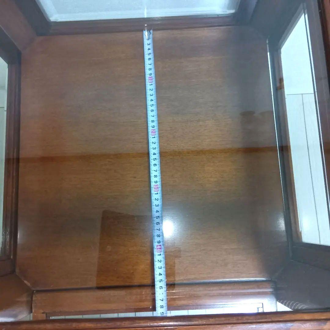 【美品】クラシック　アンティーク　キュリオケース　5面ガラス