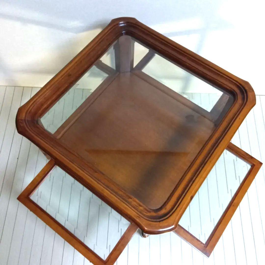 【美品】クラシック　アンティーク　キュリオケース　5面ガラス