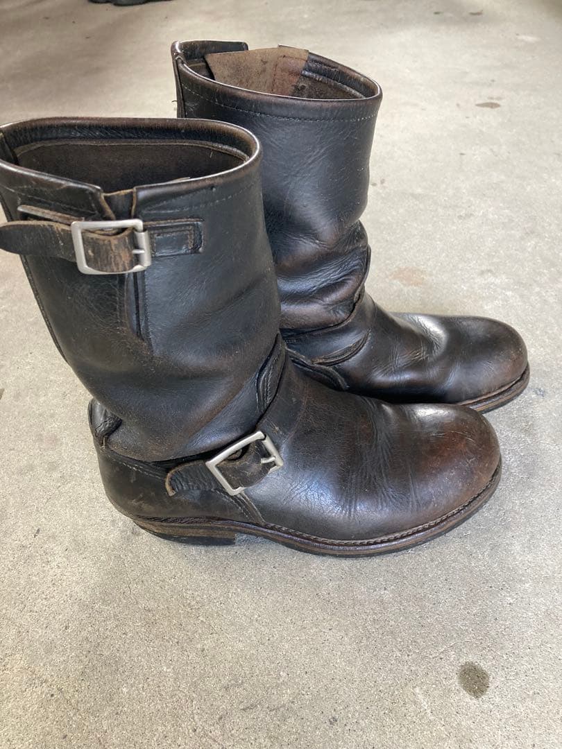 茶芯 レッドウィング エンジニアブーツ