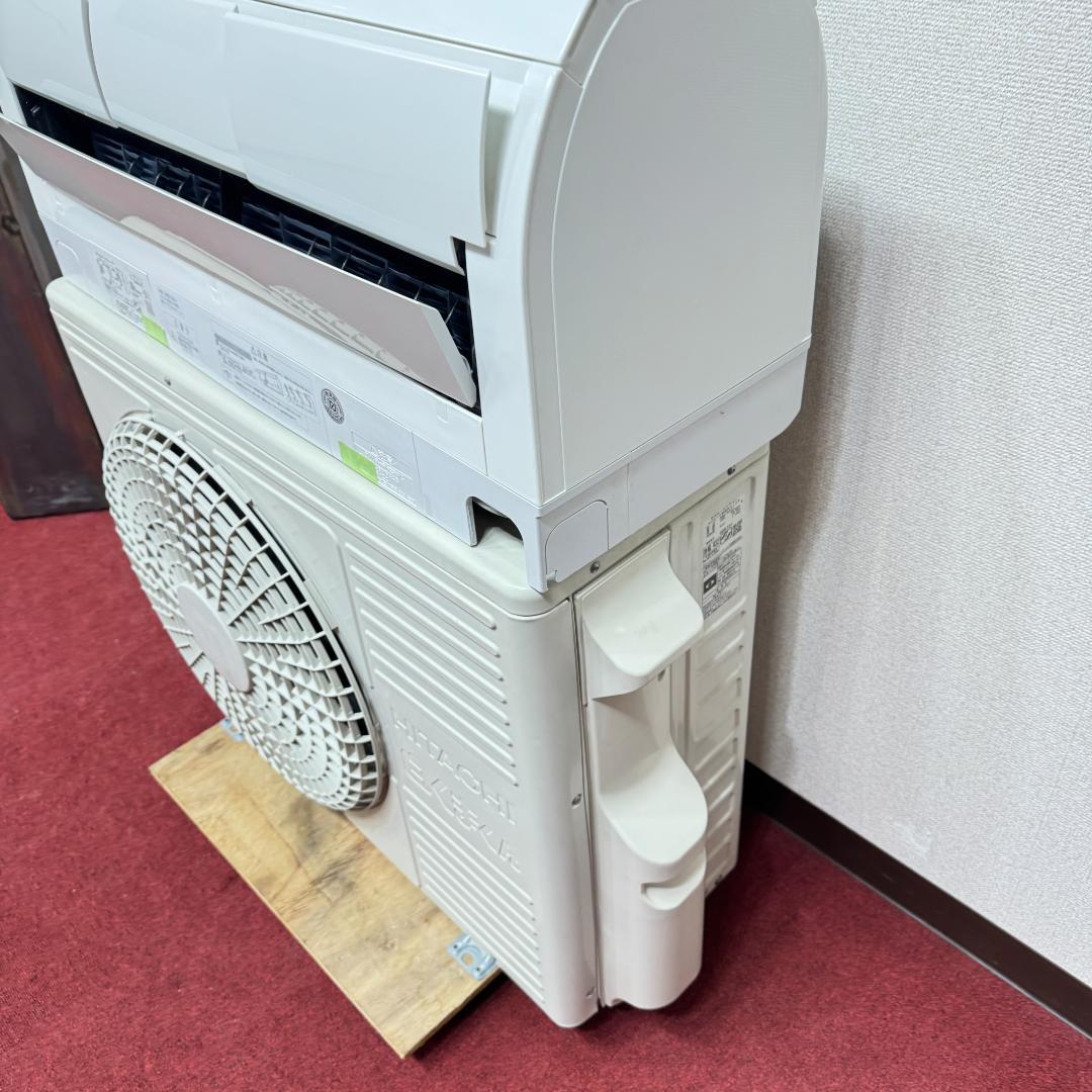 東京23区送料無料　美品日立2.2kw　6畳用エアコン2019年製　分解清掃済み