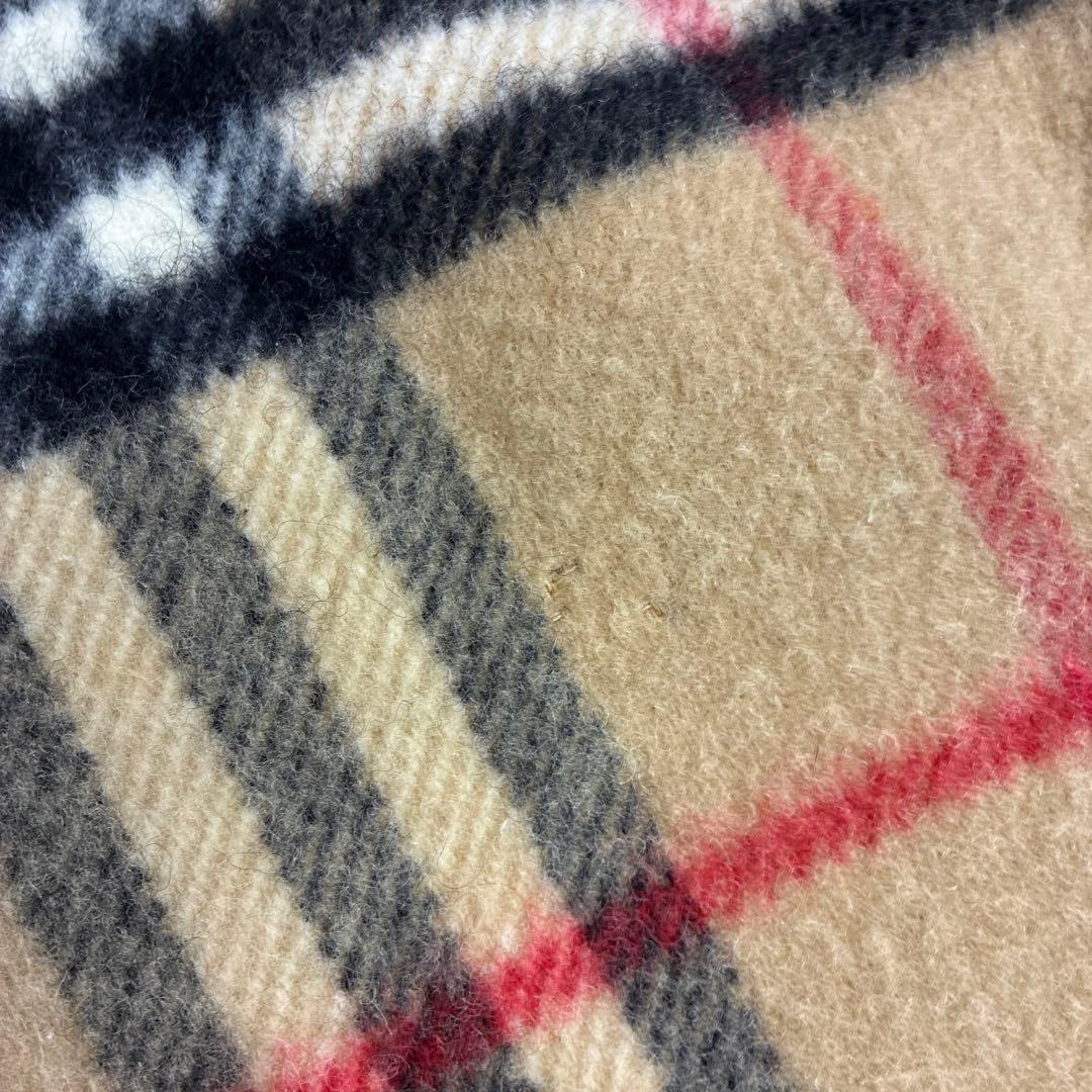 Burberry 大判毛布　ウール　100% 西川