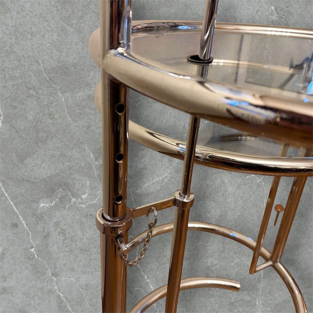 アイリーングレイ アジャスターテーブル サイドテーブル 2脚セット