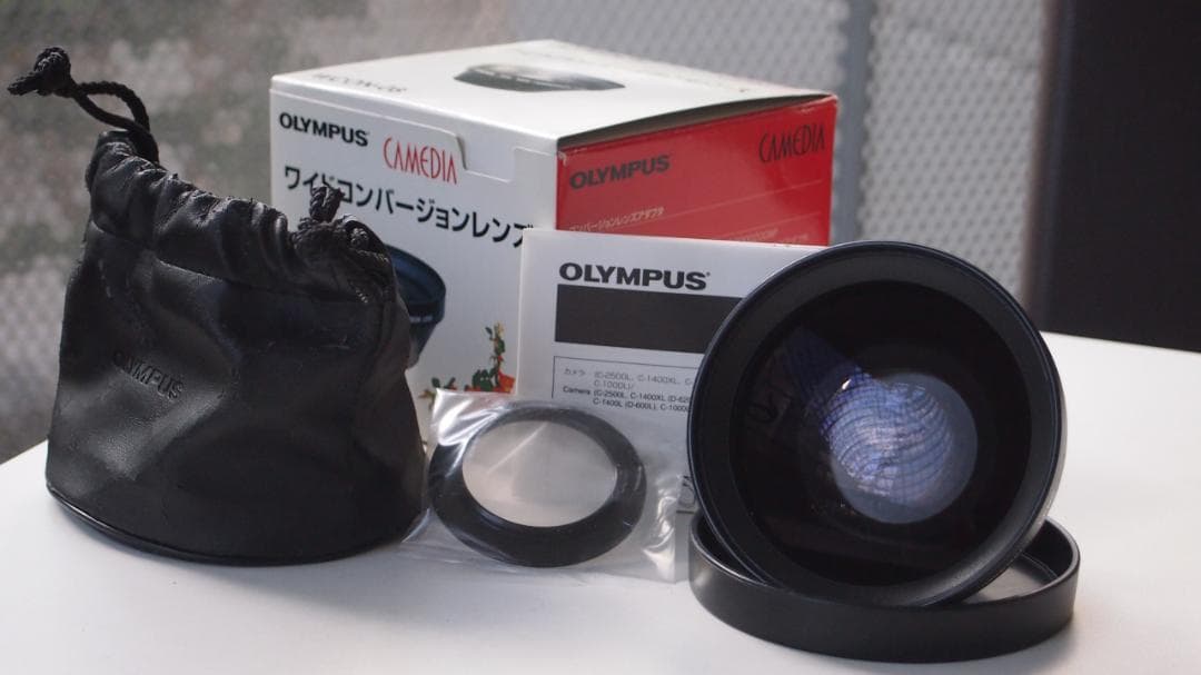 OLYMPUS WCON-08　ワイドコンバージョンレンズ CAMEDIA