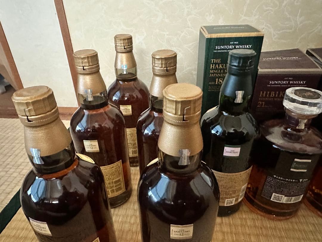 サントリー 響 21年・山崎12年 白州 18年・　10本響山崎白州