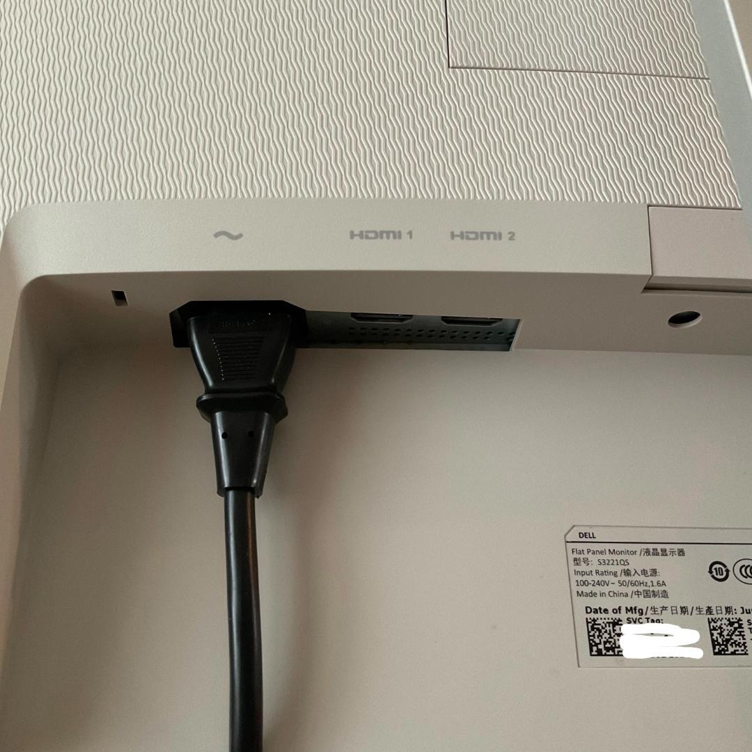 Dell S3221QS 31.5インチ 曲面4Kモニター ディスプレイ