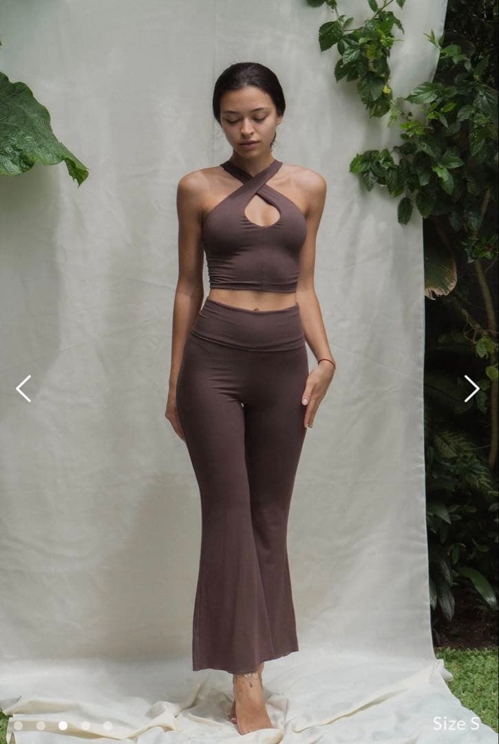 ヨガ・ピラティス Indigo Luna Agni Flares Carob XS