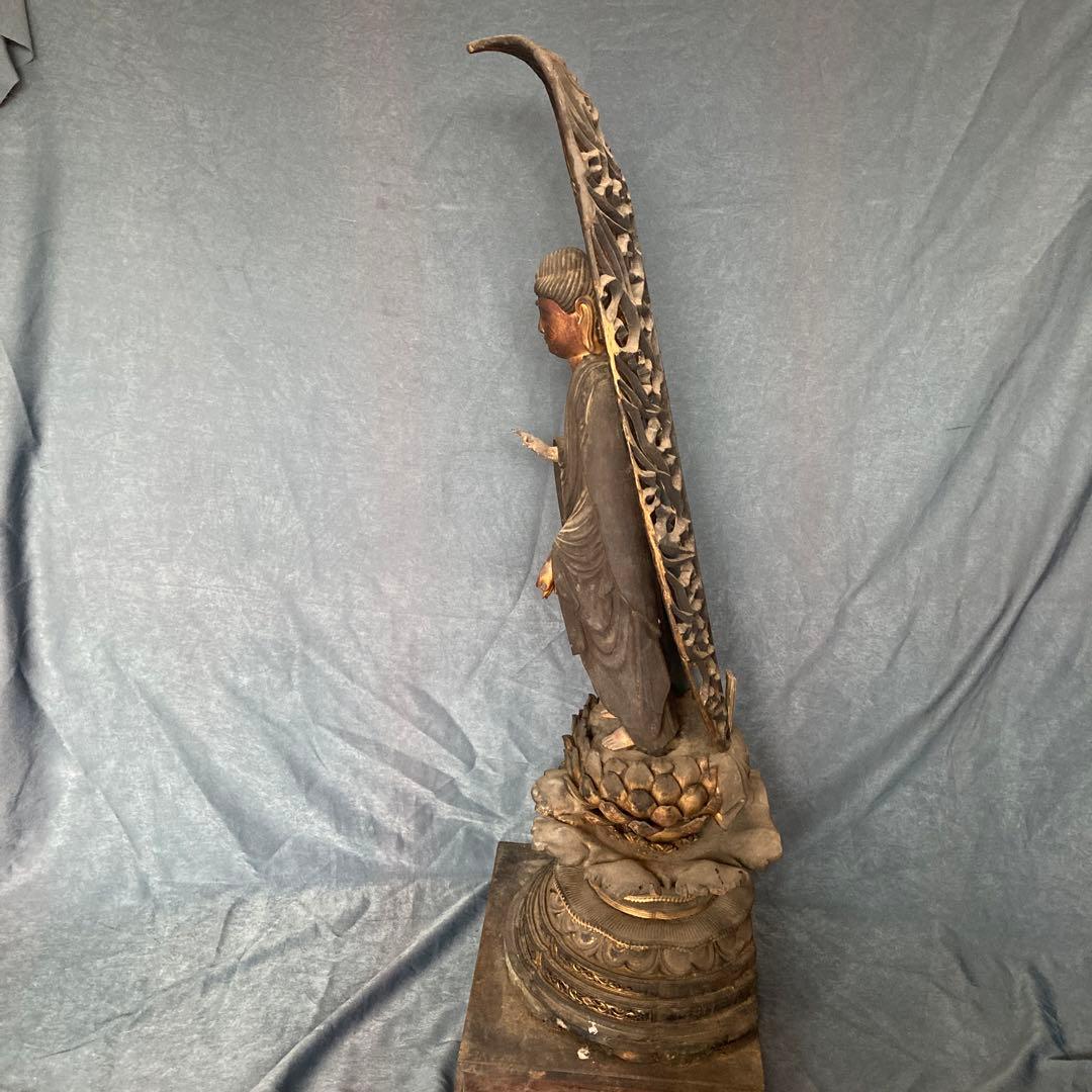 阿弥陀如来　仏像　玉眼　木彫