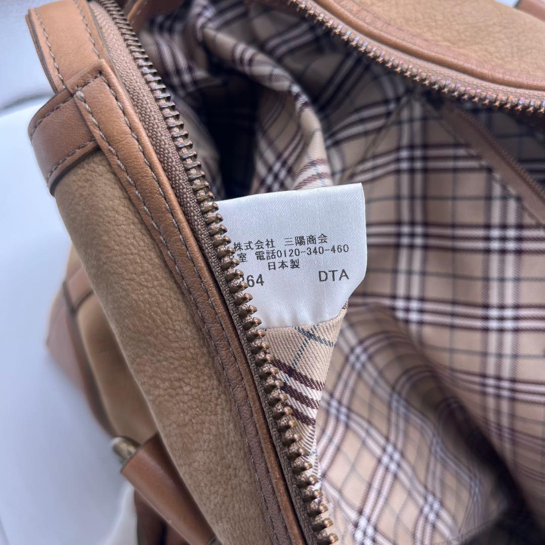 バーバリーブルーレーベル ショルダーバッグ タッセル ノバチェック 肩掛け