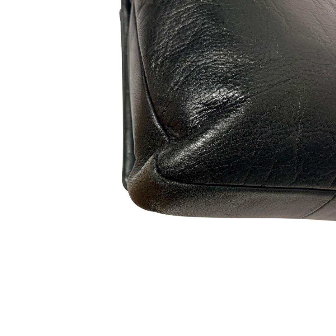 土屋鞄 プロータ ショルダーバッグ オールレザー ブラック