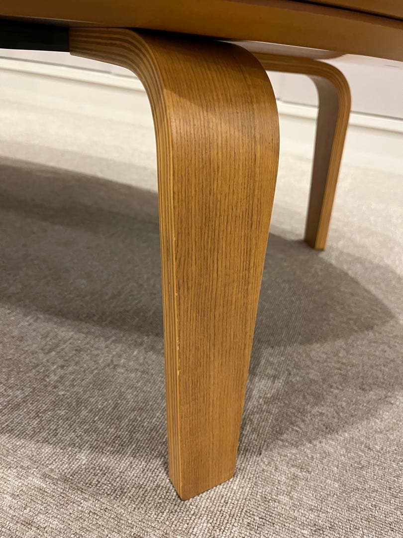 【廃番】無印こたつ　大　オーバル型　ローテーブル　タモ材