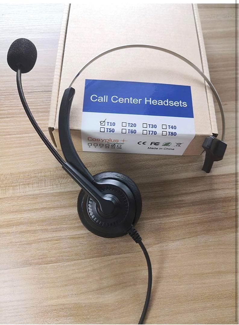 3.5mm 携帯電話ヘッドセット ノートパソコン ヘッドホン マイク付き