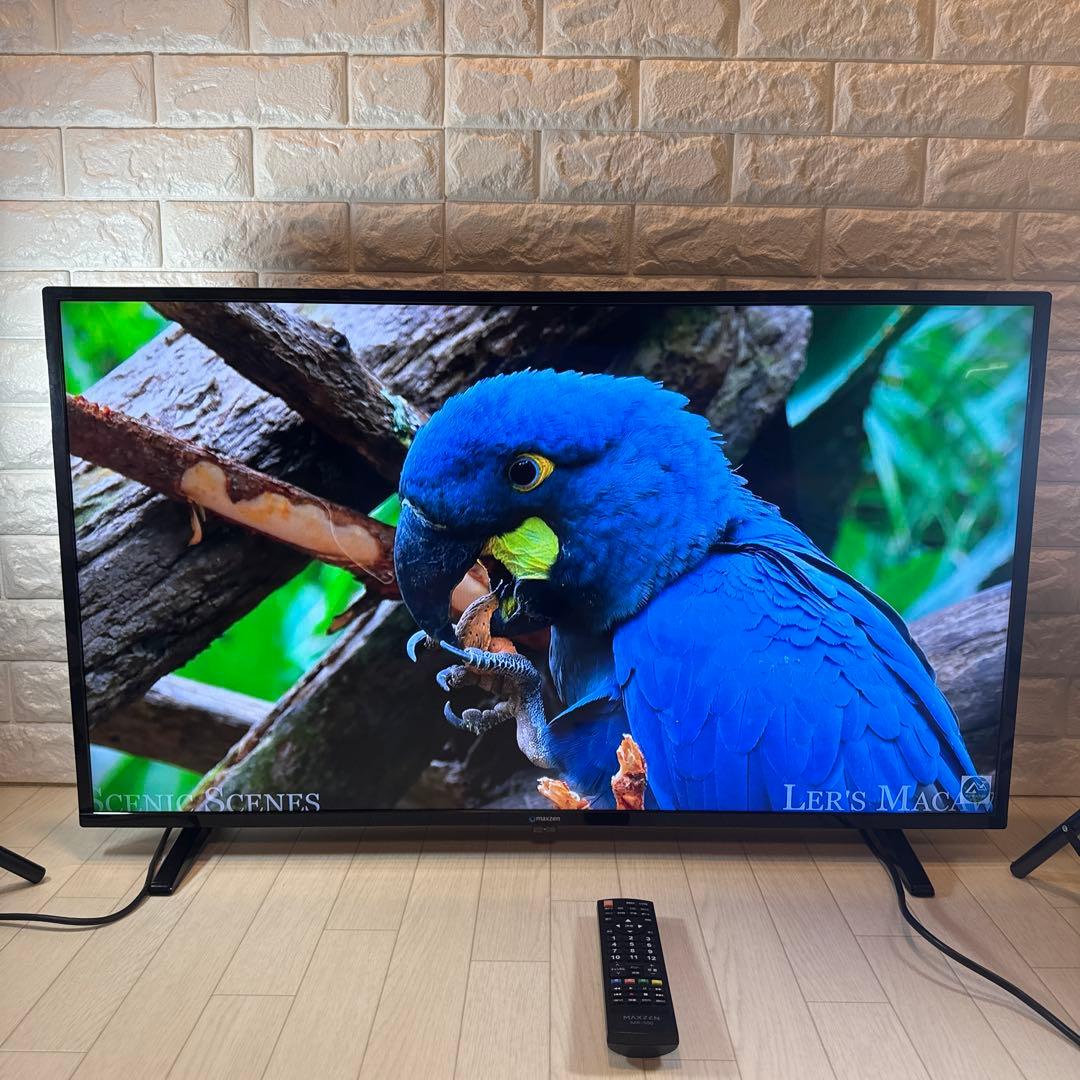 録画OK！高画質MAXZEN 40型液晶TV J40SK03 2021年製