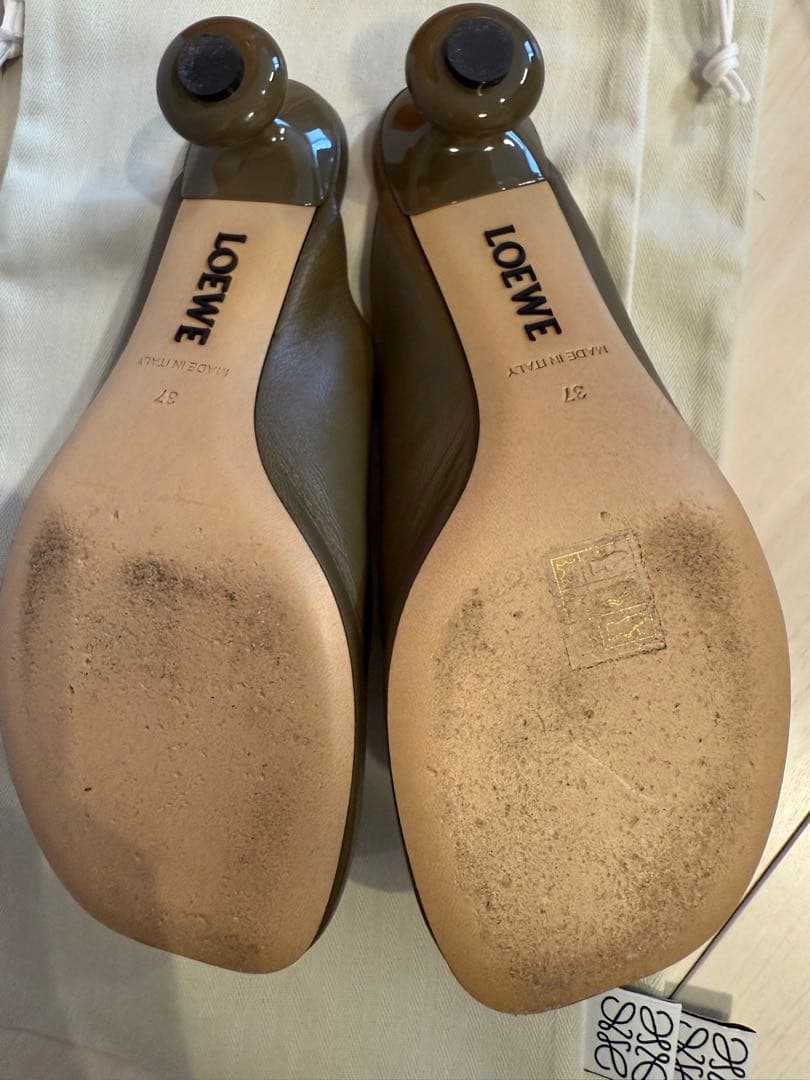 LOEWE ロエベ トイミュール　カーキ　37サイズ