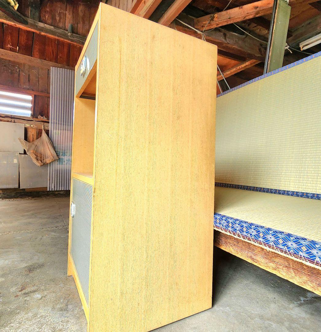 【昭和レトロ】レトロポップ_飾り棚(ギンガムチェック)